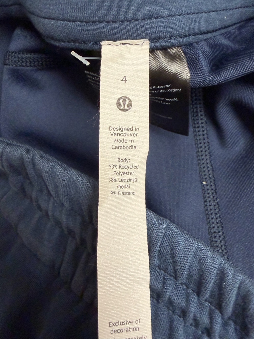 Lululemon Sofstreme High-Rise Pant True Navy Size 4 - Picture 8 of 8